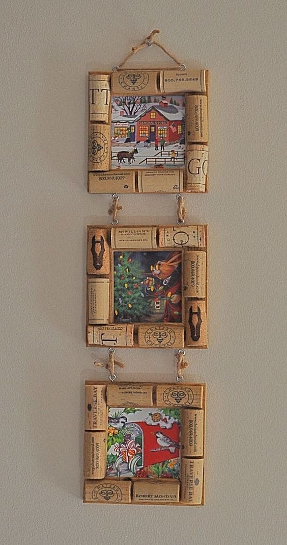 Wine Cork Picture Frame