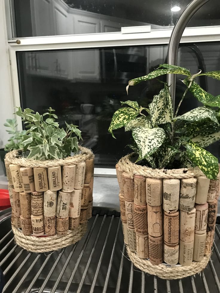 Wine Cork Planter