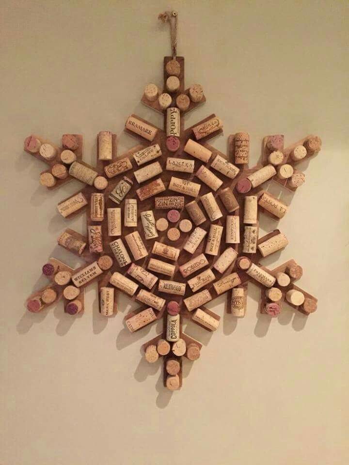 Wine Cork Snowflake