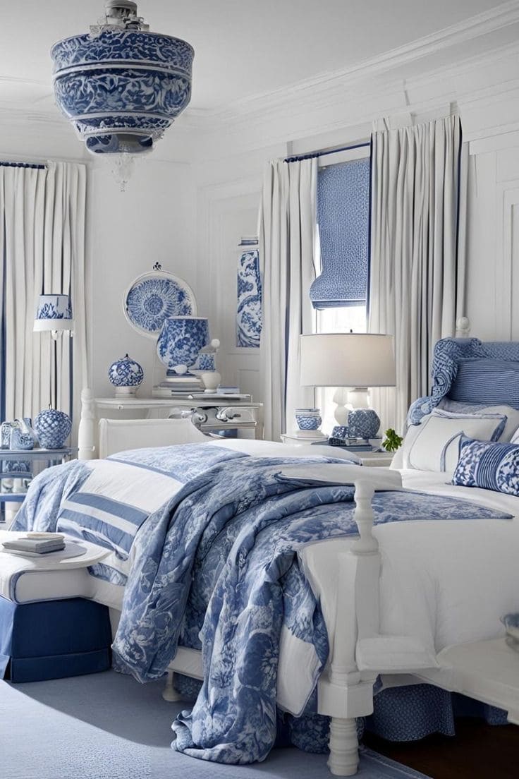 Blue and White Paradise