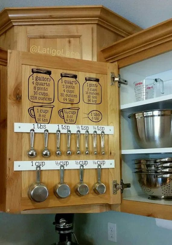 Brilliant Cabinet Door Measuring Tool Organizer