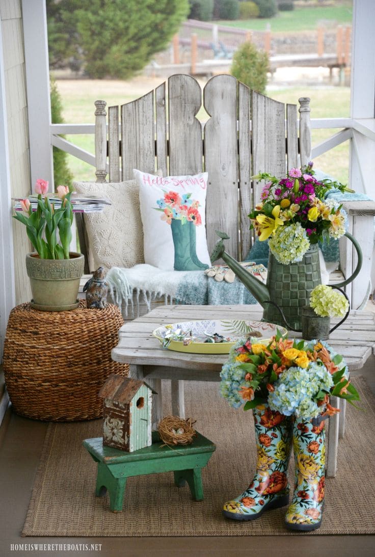 Charming Cottage-Inspired Spring Porch Nook