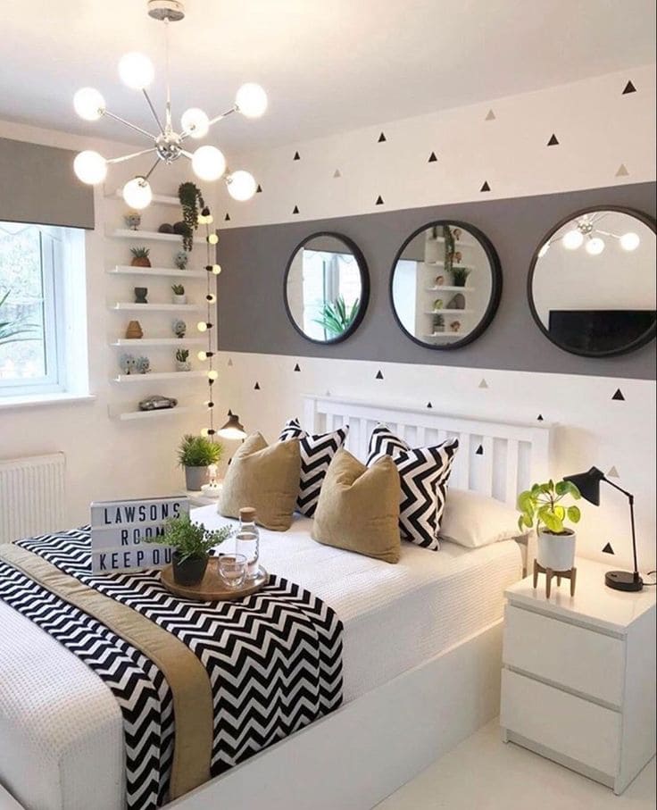 Chic Chevron Teen Room Design Inspiration