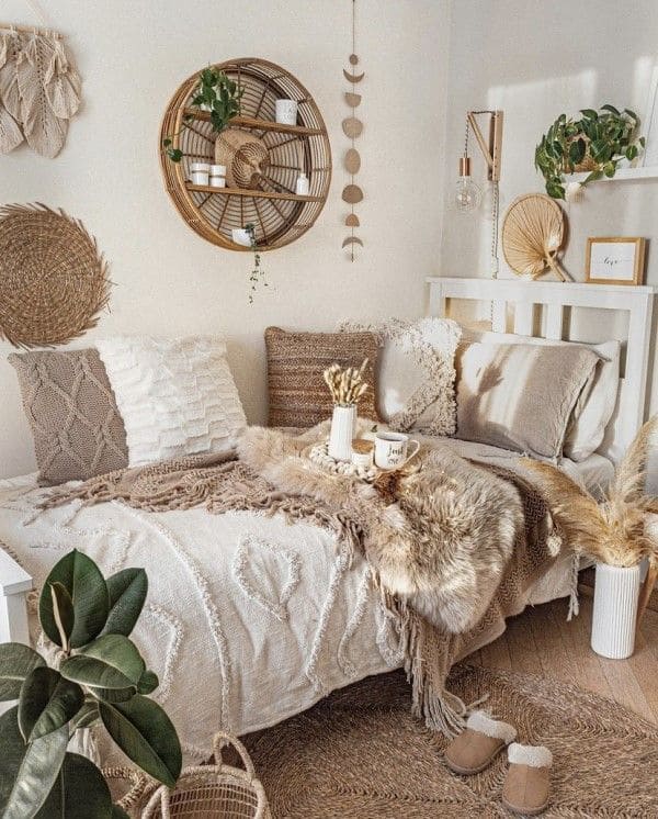 Chic and Earthy Bohemian Bedroom Bliss