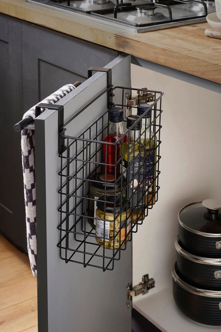 Compact Over-the-Door Kitchen Storage