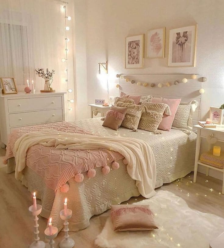 Dreamy Blush and Gold Teen Retreat