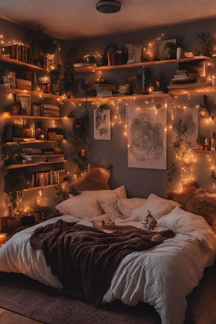 Dreamy Fairy-Tale Inspired Cozy Bedroom