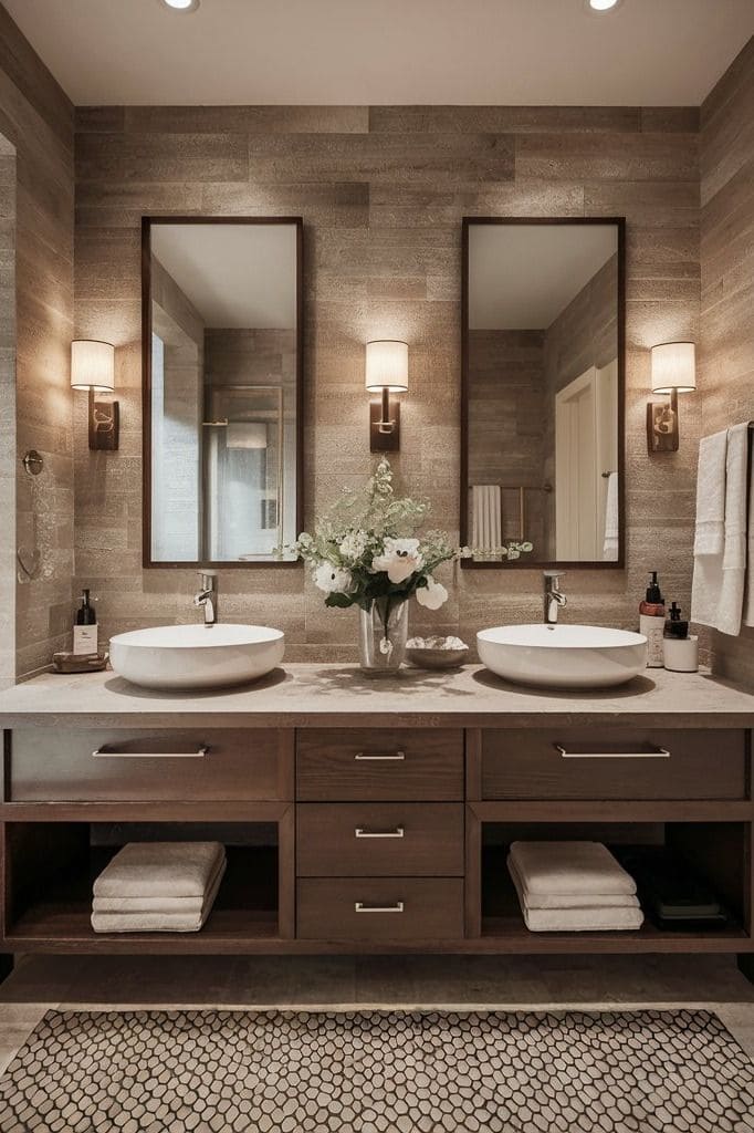 Dual Sink Vanity Elegance