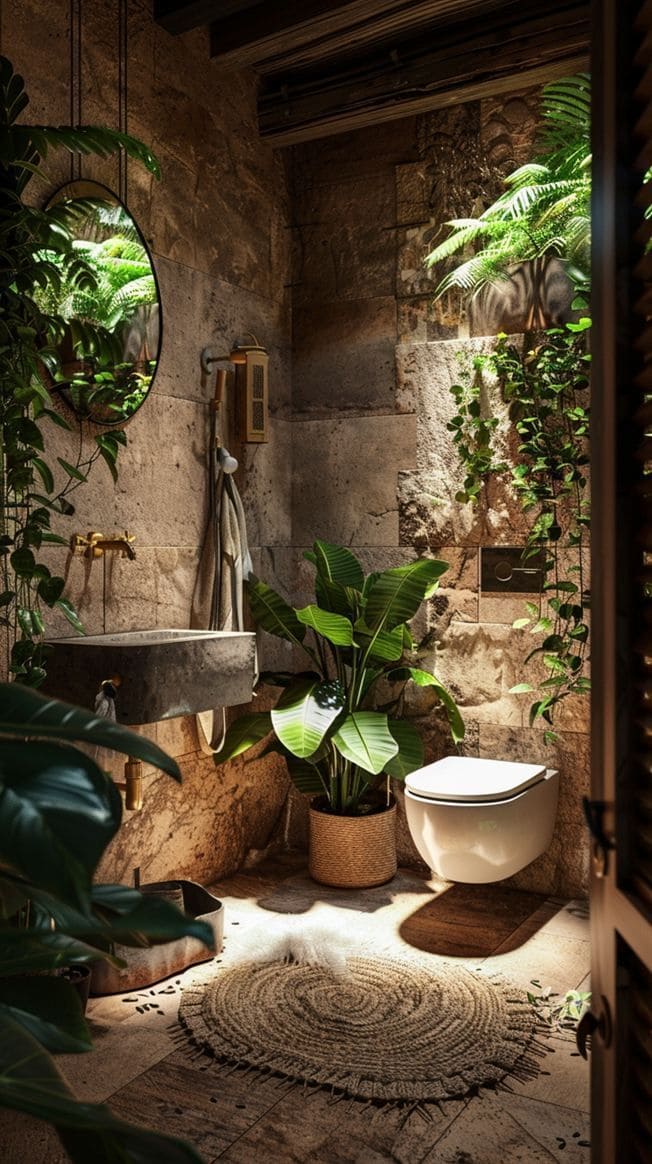 Earthy Bathroom Retreat