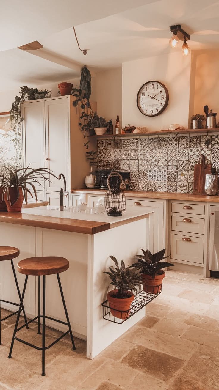 Earthy Vintage Kitchen Serenity