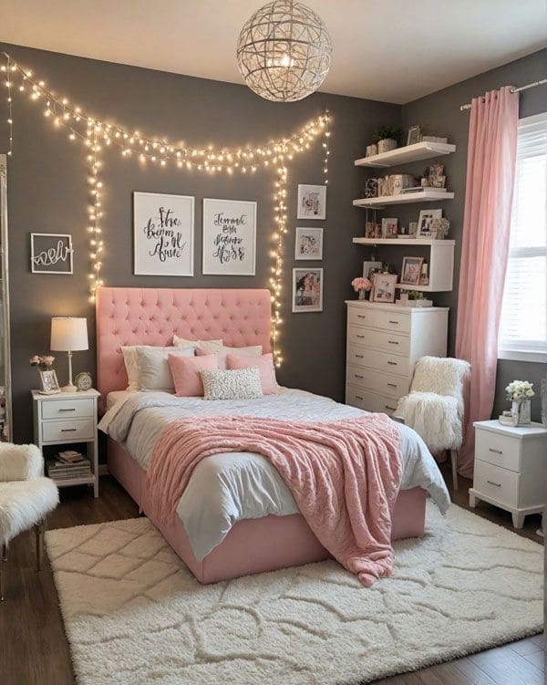 Elegant Fairy-Tale Teen Bedroom Design