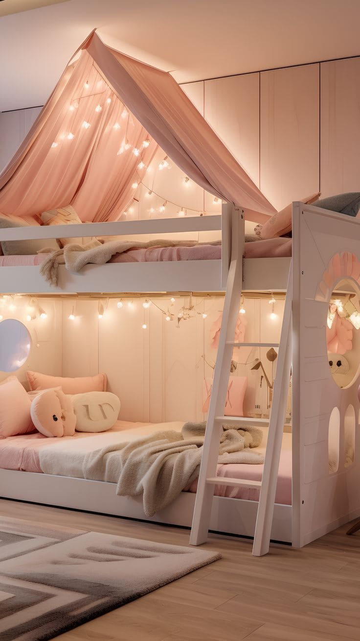 Enchanting Fairy-Tale Themed Bunk Bed