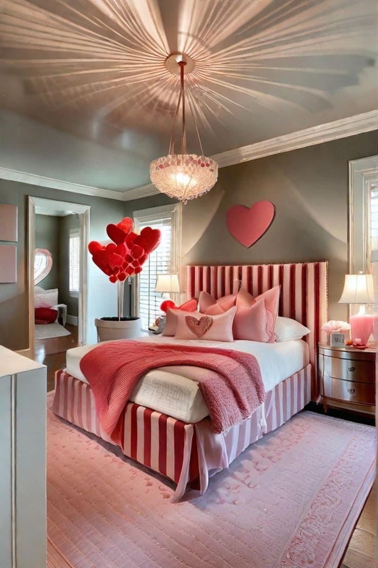 Enchanting Pink-Themed Romantic Bedroom Design