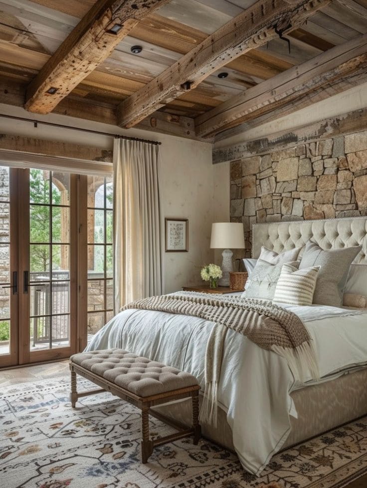 Farmhouse Bedroom with Timeless Charm