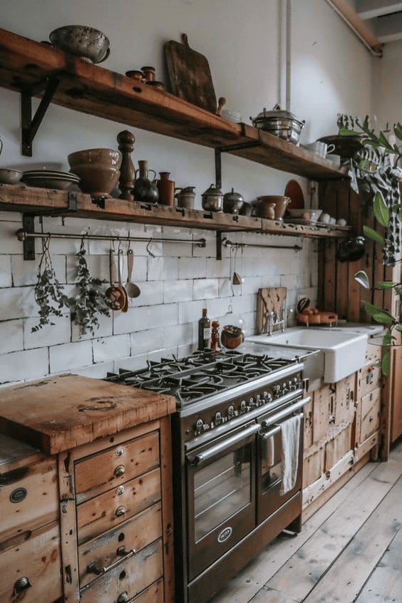 Industrial Vintage Kitchen Dream