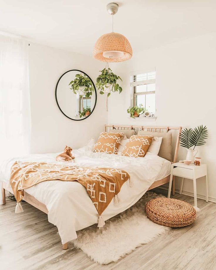 Minimalist Bliss Boho Bedroom Charm