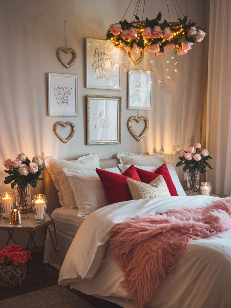 Romantic Rose-Themed Bedroom Design for Ultimate Cozy Ambiance