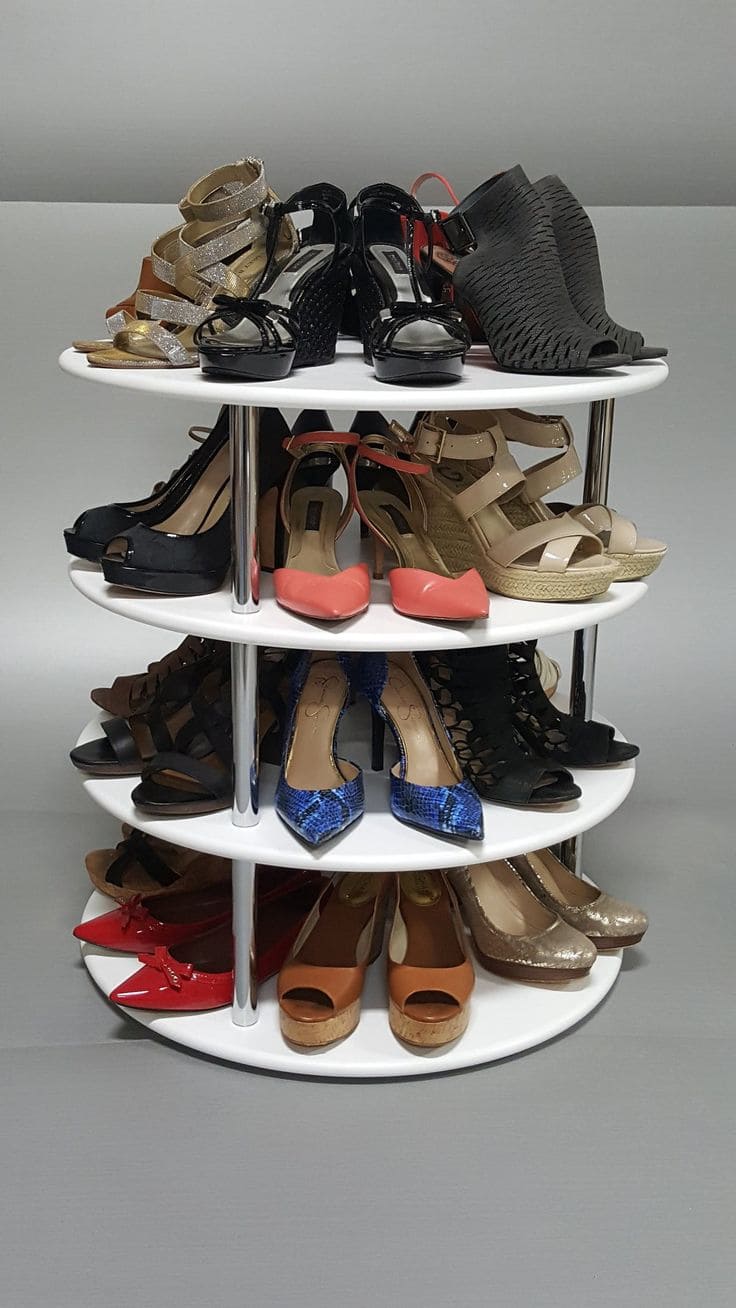 Rotating Shoe Organizer