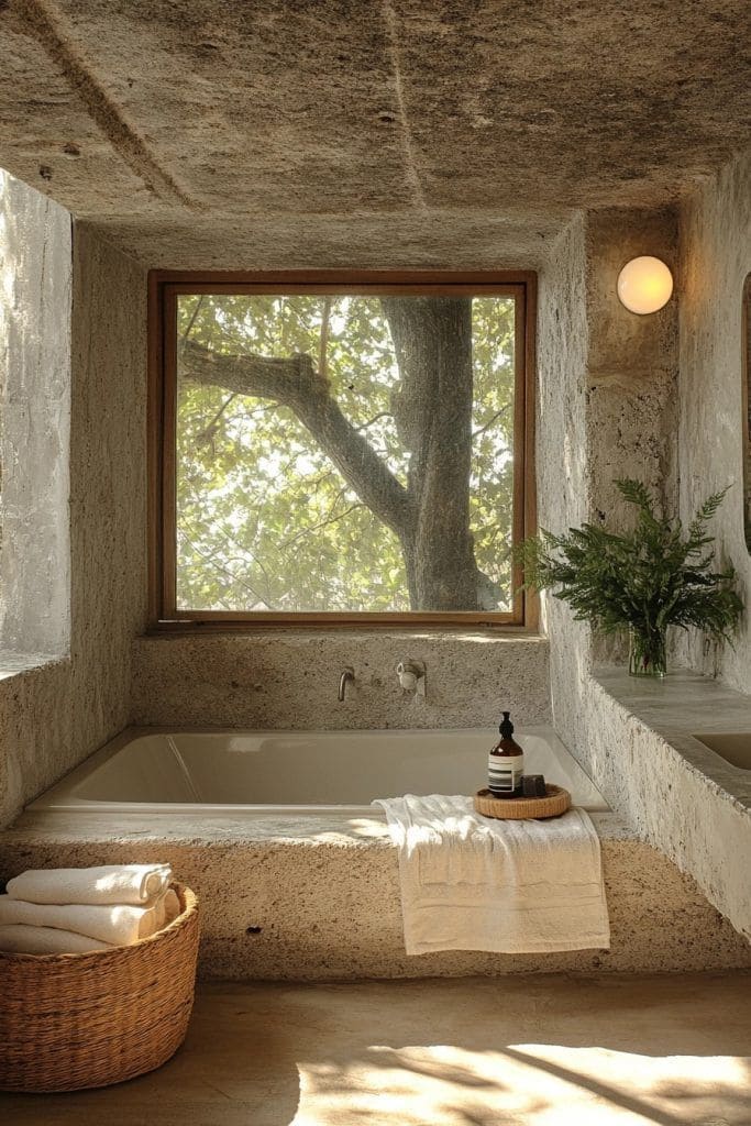 Rustic Bathroom Serenity