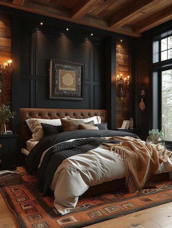 Rustic Dark Luxe Retreat