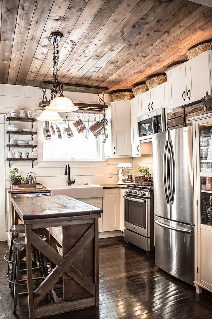 Rustic Elegance White Kitchen Inspiration