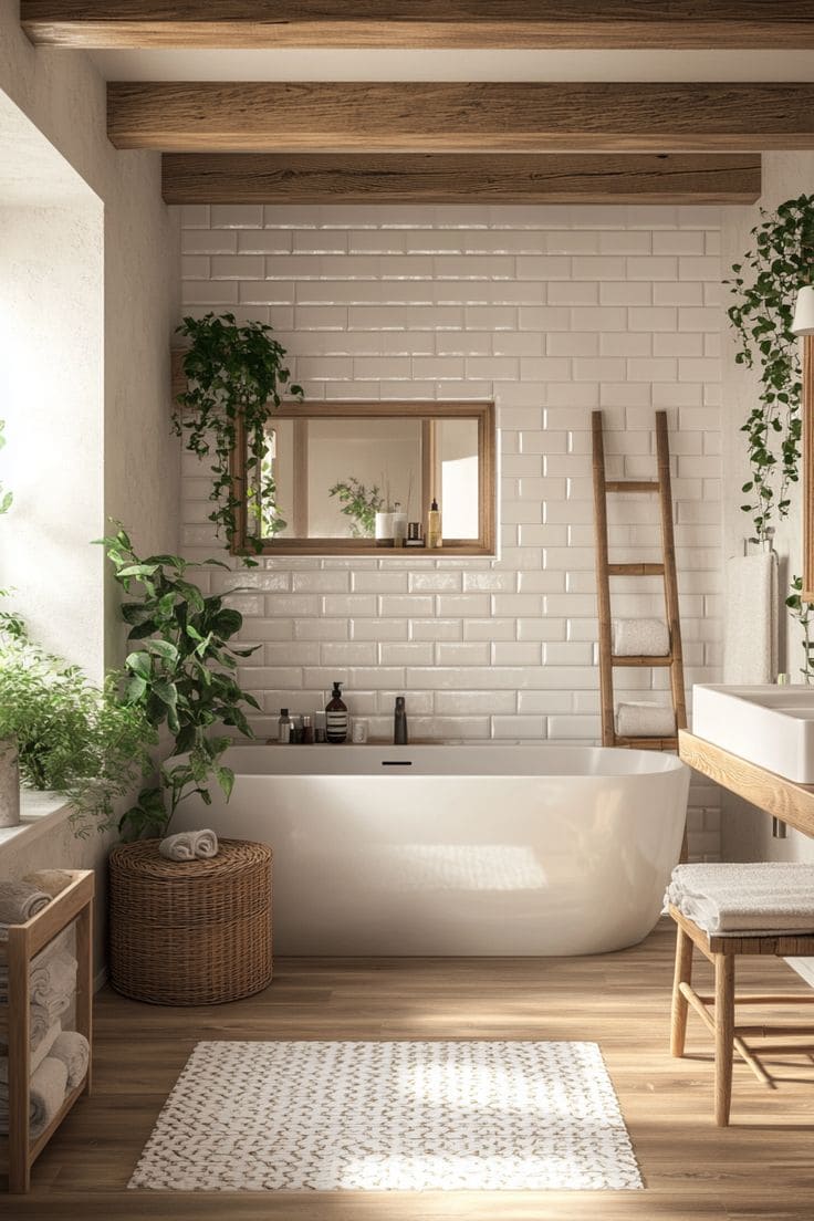 Scandinavian-Inspired Bathroom Retreat