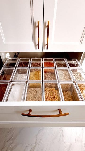 Sleek Drawer Storage for Bulk Pantry