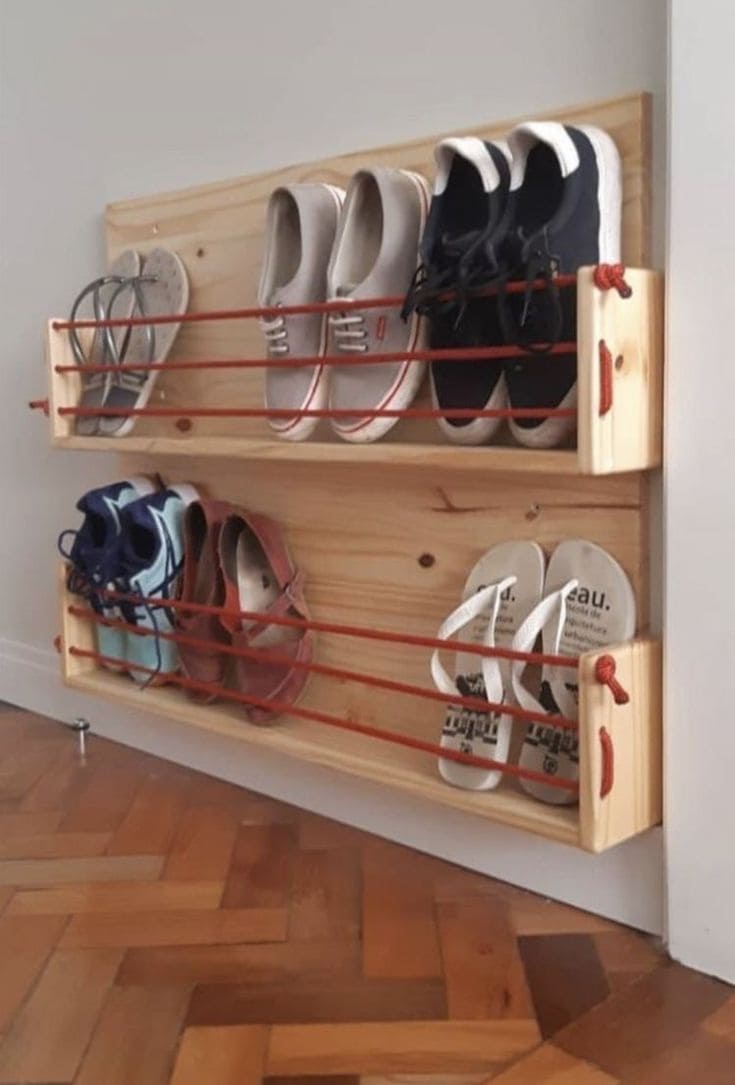 Sleek and Practical Shoe Storage Rack