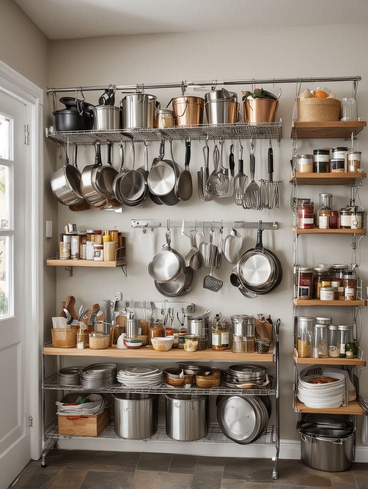 Stylish Open Shelving for Kitchen Perfection