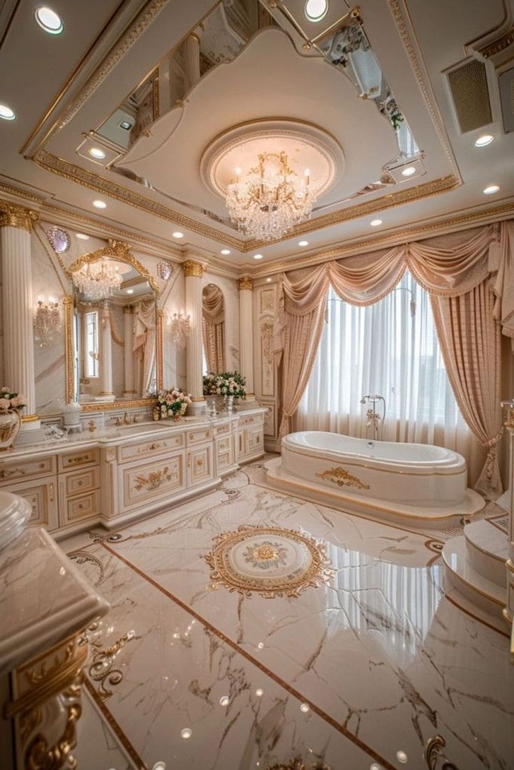 Timeless Elegance in Royal Bathroom Design