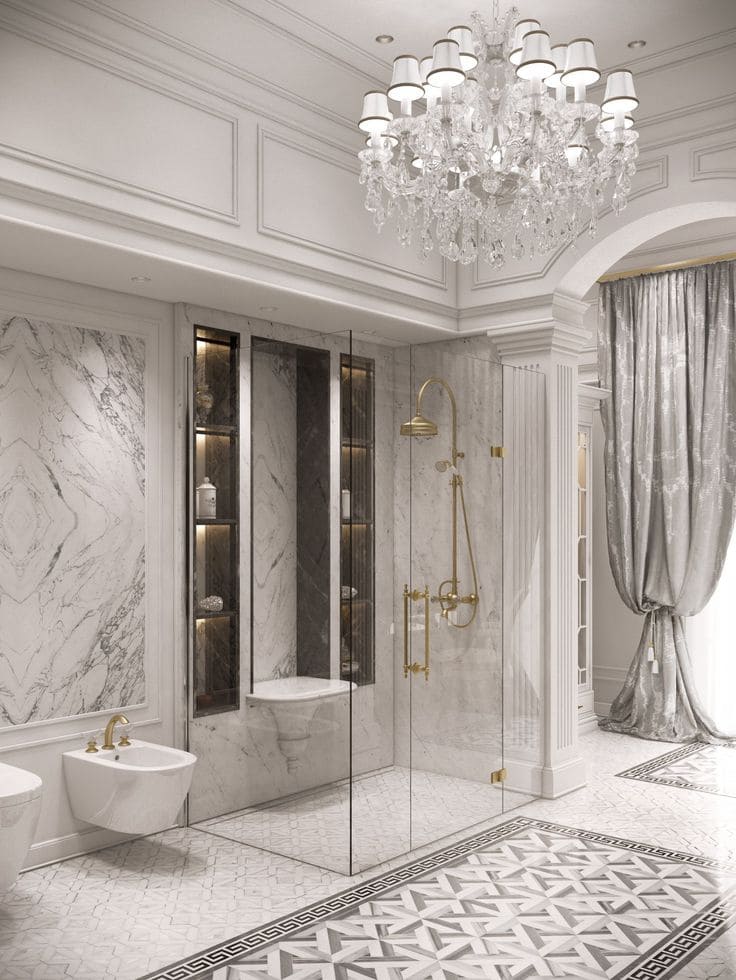 Timeless Elegance with Marble and Gold