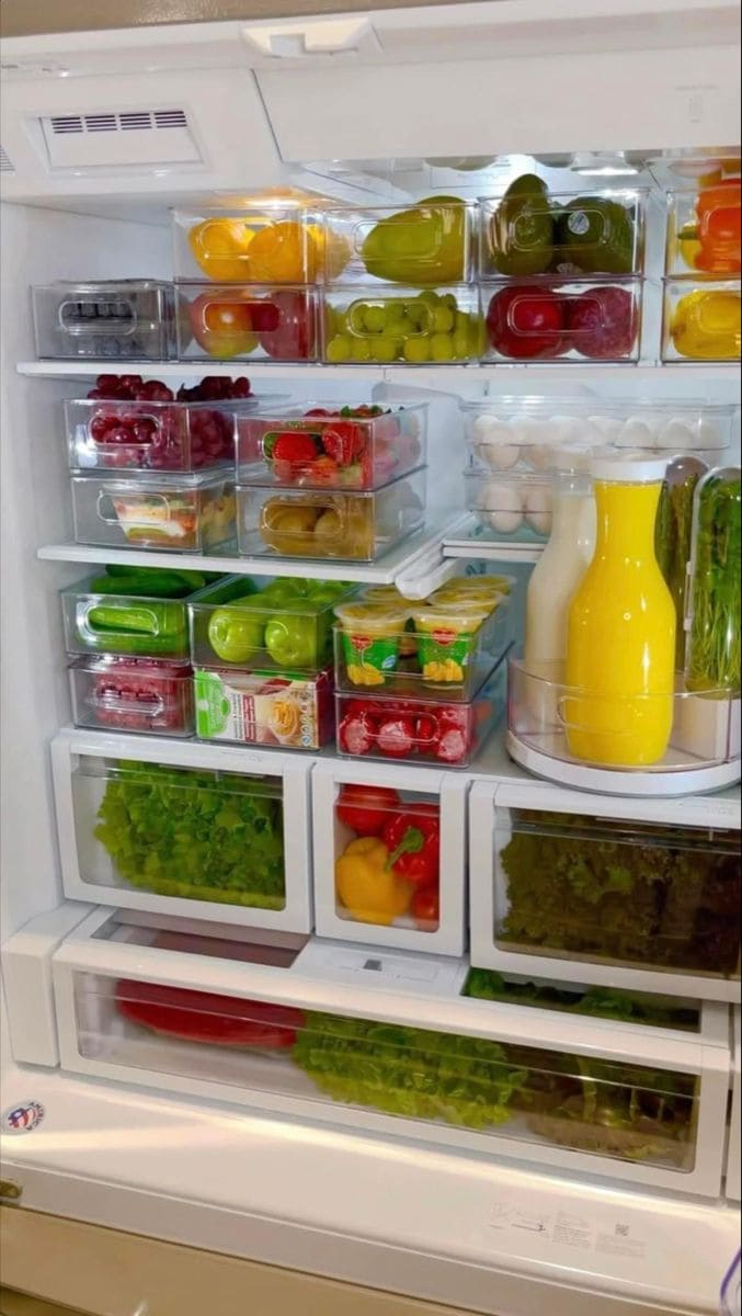 Vibrant and Practical Fridge Storage Ideas