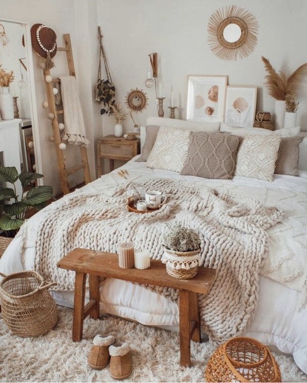 Warm and Whimsical Bohemian Bedroom Haven