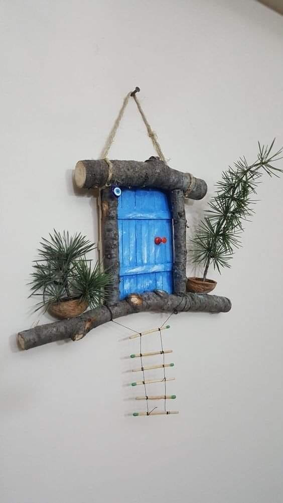 Whimsical Fairy Door Wall Decoration