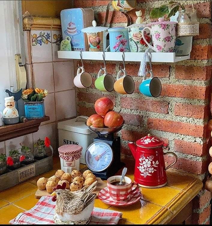 Whimsical Vintage Coffee Corner