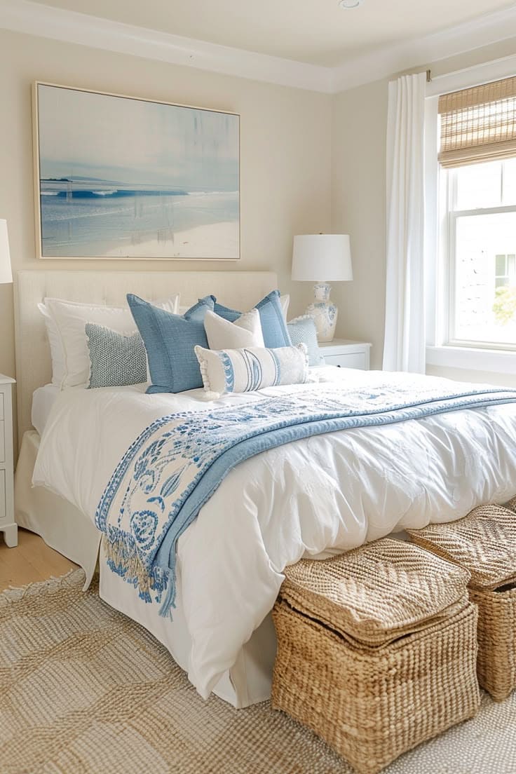 Beach-Inspired Bedroom Retreat