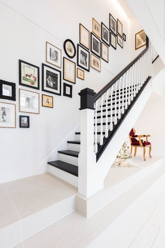 Black and White Stairway Gallery