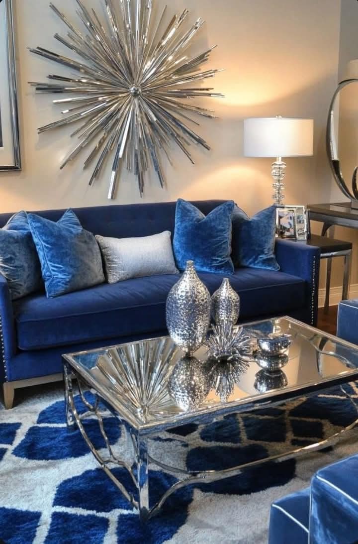 Bold Glamour Living Room