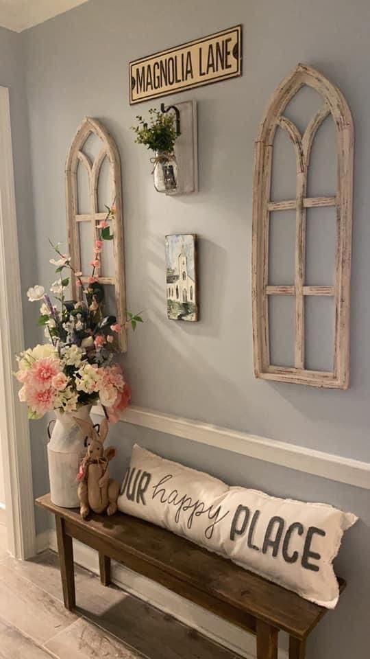 Charming Country Cottage Wall Display