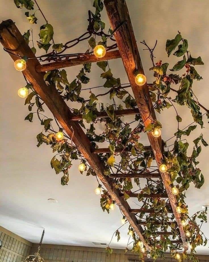 Enchanting Ladder Chandelier