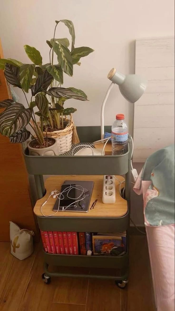 Rolling Bedside Cart