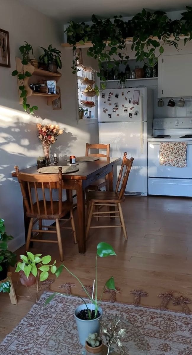 Rustic Charm in a Cozy Dining Nook