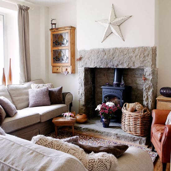 Rustic Cozy Country Chic Hearth