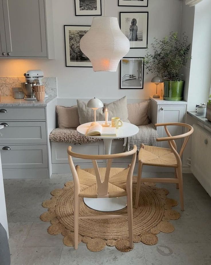 Scandinavian Minimalism for a Cozy Dining Spot