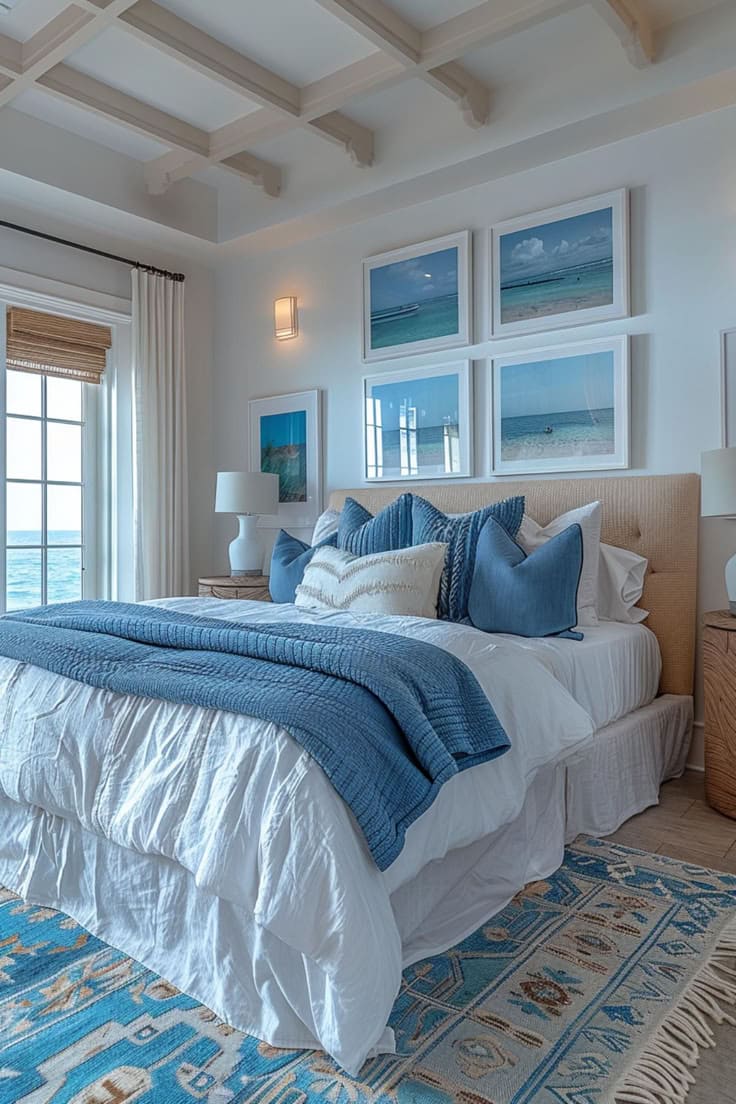 Serene Coastal Escape with Ocean Tones