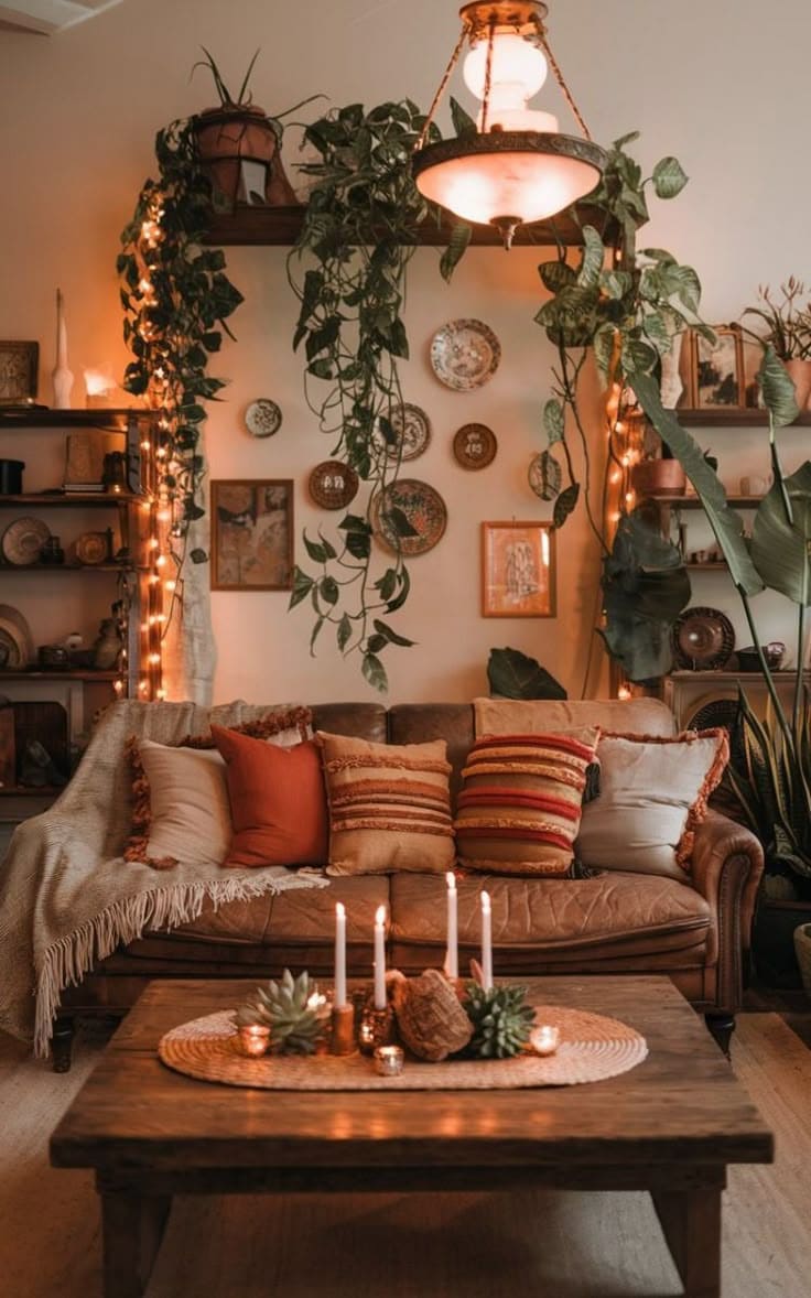 Warm Earthy Living Room