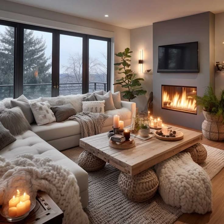 Warm and Cozy Brown and Cream Retreat