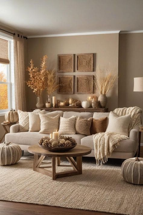 Warm and Earthy Brown and Cream Retreat