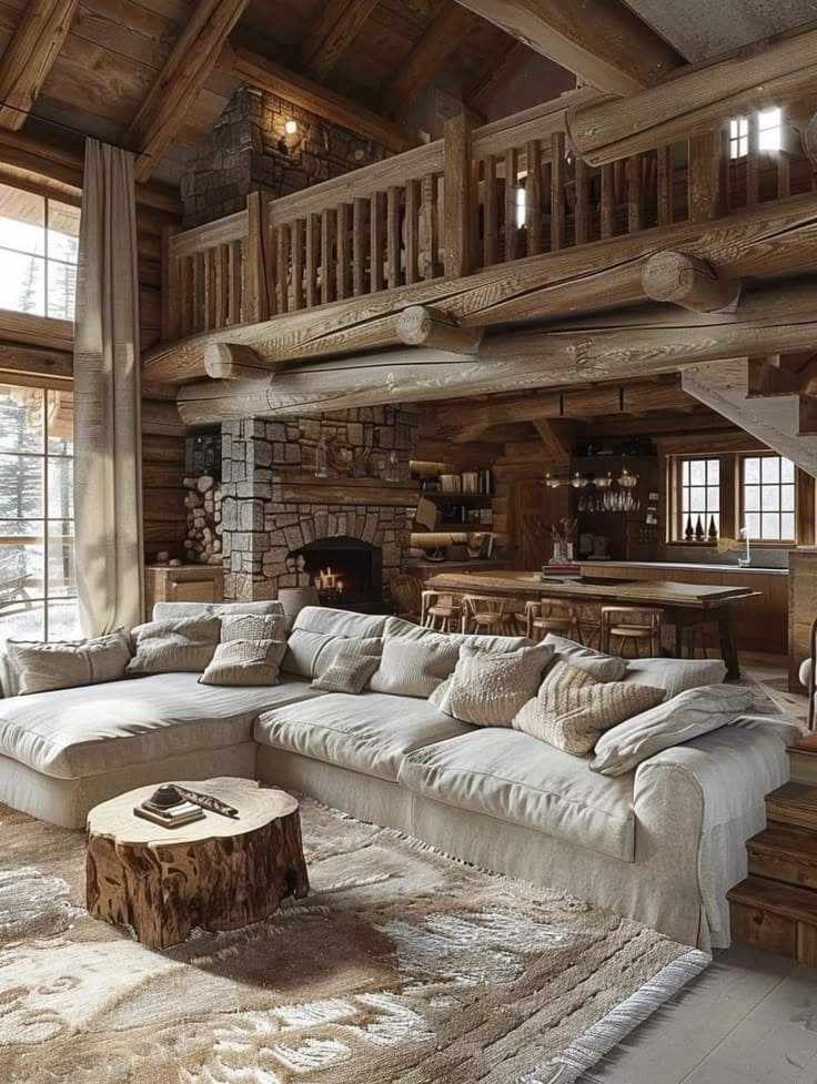 Warm and Inviting Cozy Mountain Cabin