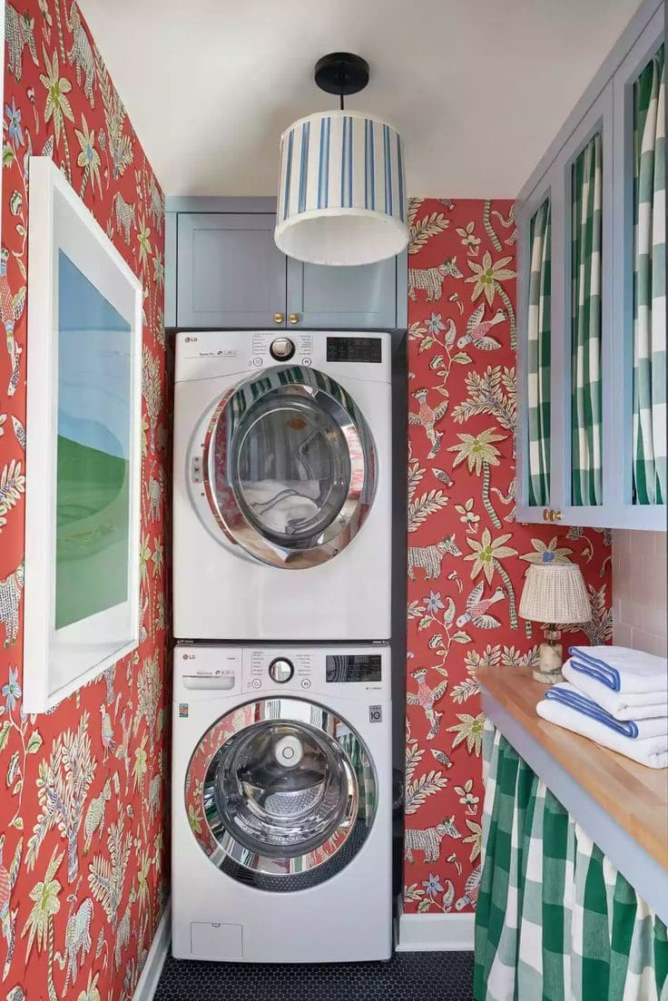 Bold Safari Dream Laundry Room